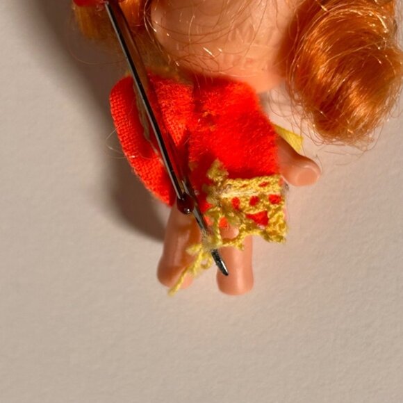 Vintage 70s Mattel Sweet Treats Spoonfuls Peachy Parfait Mini Doll - Picture 5 of 6